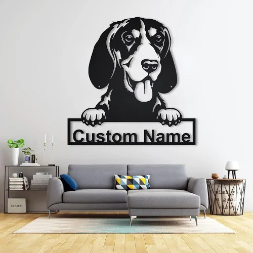 Vista 10 de Letrero de madera personalizado de perro Airedale Terrier Letrero de madera personalizado Airedale Terrier Airedale Terrier divertido Regalo