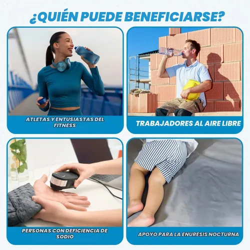 Vista 4 de Safrel Tabletas de cloruro de sodio de 0.04 oz, USP 300 unidades Tabletas de sal normales (0.54 oz) Bebida hidratante reabastecedora