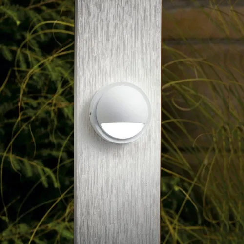 Vista 5 de Kichler 15764WHT27R Luz LED de cubierta de media luna