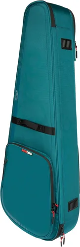 Vista 24 de Gator Cases ICON Series Premium - Bolsa de concierto resistente a la intemperie para guitarras de estilo semihueco; con tiradores de cremallera