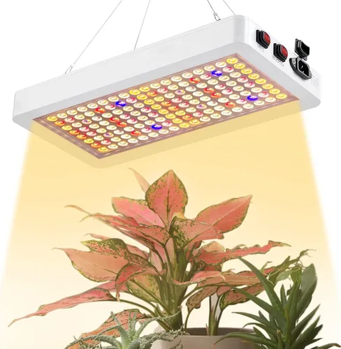Vista 8 de B1500W Luz de Crecimiento LED para Plantas Ajustable, Las Mejores Luces de Crecimiento para Plantas de Interior de Espectro Completo, Semillas