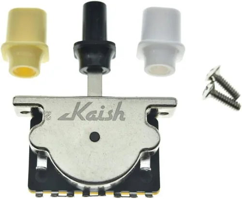 Vista 5 de KAISH Interruptor de palanca de 3 vías de alta resistencia para pastilla de guitarra, interruptor selector de pastilla para Strat Tele con 3 puntas