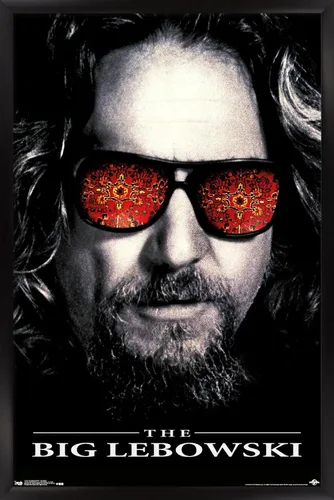 Vista 9 de Trends International The Big Lebowski - Póster de pared de una hoja, 14.725 x 22.375 pulgadas, versión enmarcada de madera de granero