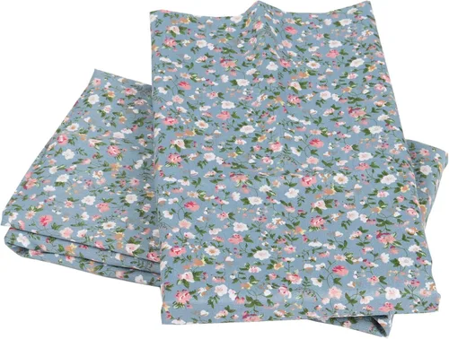 Vista 6 de Juego de 2 fundas de almohada verdes tamaño Queen, 100% algodón, tamaño estándar, estampado floral, ultra suaves, con cierre de sobre