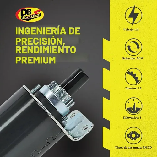 Vista 8 de DB Electrical SBS0044 Arrancador para John Deere Toro Cub Cadet Briggs HD