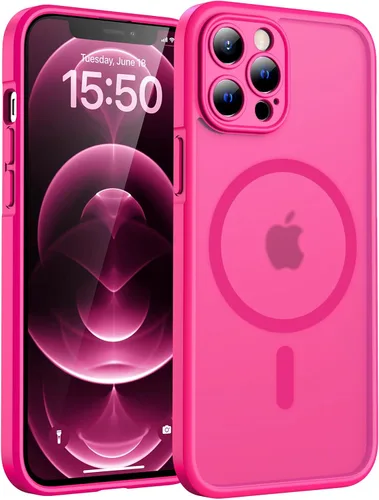 Vista 208 de TOCOL Funda para iPhone 11, compatible con Magsafe, protección completa de cámara, imanes integrados, protección contra caídas, funda translúcida