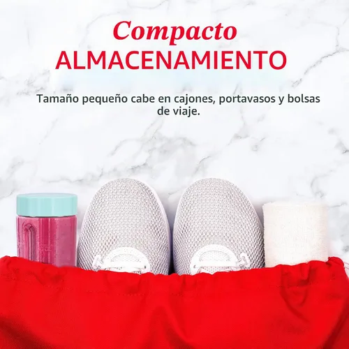 Vista 3 de Dash Mighty Mini Blender - Licuadora personal pequeña para batidos, batidos de proteínas y frutas congeladas con tapa de viaje, cuchillas de acero