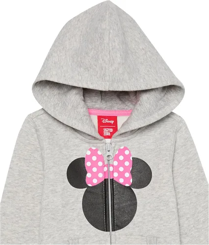 Vista 3 de Tienda Essentials Disney Marvel Star Wars Frozen Sudadera con capucha de forro polar con cremallera para niñas y niños pequeños