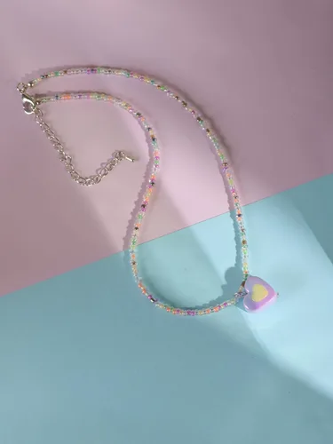 Vista 5 de OJERRY Y2K - Collar de cuentas coloridas Kawaii para adolescentes y mujeres