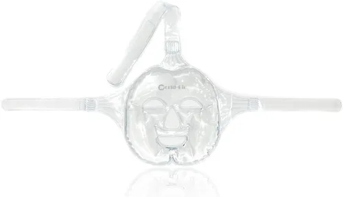 Vista 6 de Paquete de hielo facial/máscara de hielo para alivio facial y ATM, paquete de gel frío caliente reutilizable para recuperación poscirugía, ojos