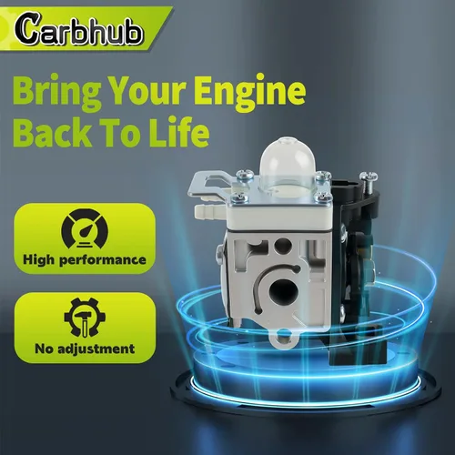 Vista 7 de Carbhub Carburador RB-K93 para Echo SRM225 SRM225i SRM225U SRM225SB GT225 GT225i GT225L GT225SF PAS225 PE225 PPF225 SHC225 Reemplaza A021001690