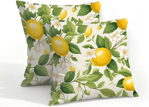 Vista 17 de Juego de 2 fundas de almohada impermeables para exteriores, 16 x 16 pulgadas, fundas de almohada decorativas de patio para muebles de jardín, sofá