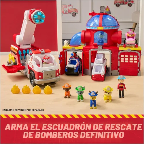 Vista 8 de AW Patrol Fire Rescue: Chase Rescue Fire Cruiser Vehicle with Action Figure