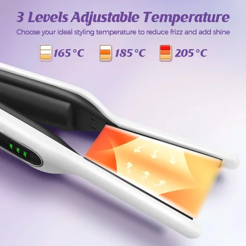 Vista 4 de Sunmay Mini plancha plana inalámbrica, alisadora de pelo de lápiz de 3/10 pulgadas para cabello corto, corte Pixie y flequillo, rizador de viaje