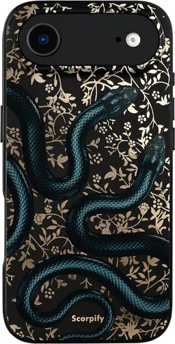 Vista 51 de SCORPIFY - Funda para iPhone 17 Pro Max Leopardo negro transparente LP-Negro Transparente Leopardo