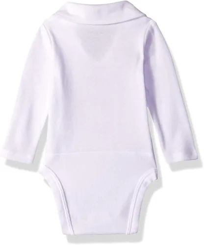 Vista 2 de Hanes Ultimate Baby Flexy Knit Jogger with Polo Bodysuit and Short Sleeve Crew