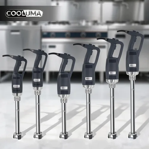 Vista 9 de Licuadora de inmersión comercial, batidora de mano pesada Huty de 500 W con eje extraíble de 16 pulgadas, velocidad variable de 6,000-20,000 RPM