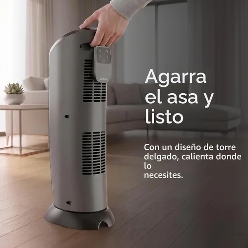 Vista 6 de Radiador eléctrico vertical, de Lasko, 751320, de cerámica