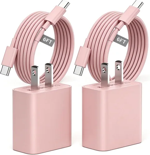 Vista 15 de Matsusho Cargador para iPhone 17 y 16 de carga rápida de 10 pies, paquete de 2 bloques de cargador de pared USB C de 20 W con cable de carga tipo C