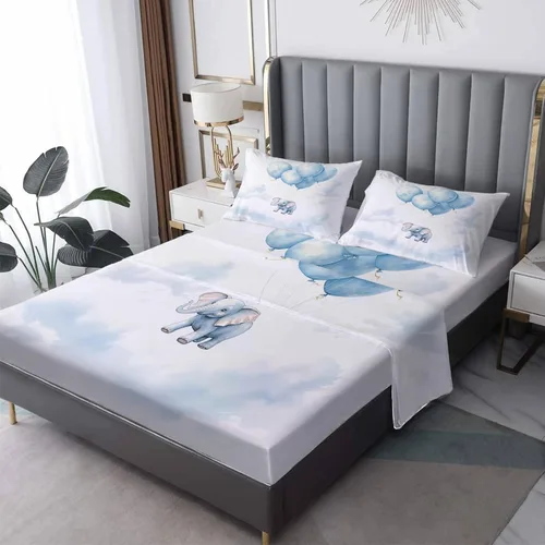 Vista 68 de Juego de sábanas tamaño individual con águila calva, sábanas de cama de águila, microfibra suave y bolsillo profundo y sábanas estampadas sin