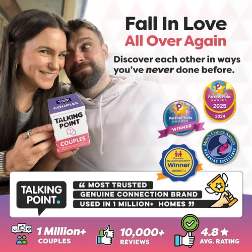 Vista 6 de TALKING POINT CARDS Profundiza tu conexión con 200 tarjetas de conversación divertidas y atractivas para parejas. Construye intimidad, fortalece tu