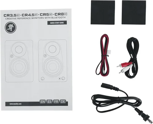 Vista 7 de Audiosavings Paquete: Par de monitores de estudio Mackie CR3.5BT 3.5 con control de tono/paquete Bluetooth con altavoz Bluetooth portátil
