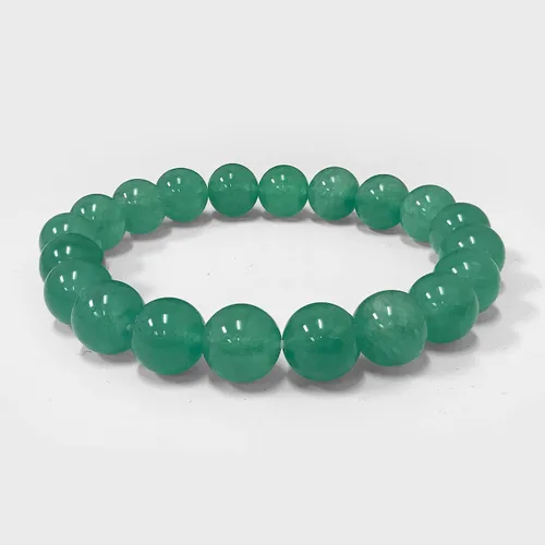 Vista 427 de Gem Avenue Handmade Round Bead Stretch Bracelet Unisex Natural Stone Beaded Jewelry for Men & Women, Elastic Wristband for Daily Wear