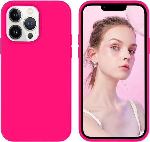Vista 93 de GUAGUA Funda compatible con iPhone 17 Pro Max de 6.9 pulgadas, silicona líquida, goma de gel suave, delgada, forro de microfibra delgada
