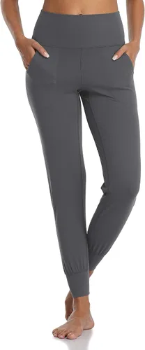 Vista 2 de Colorfulkoala - Joggers ajustados de cintura alta para mujer