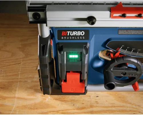 Vista 5 de BOSCH GTS18V-08N14 PROFACTOR™ Kit de sierra de mesa portátil de 18 V 8-1/4 pulgadas con (1) batería de alta potencia CORE18V® de 8 Ah