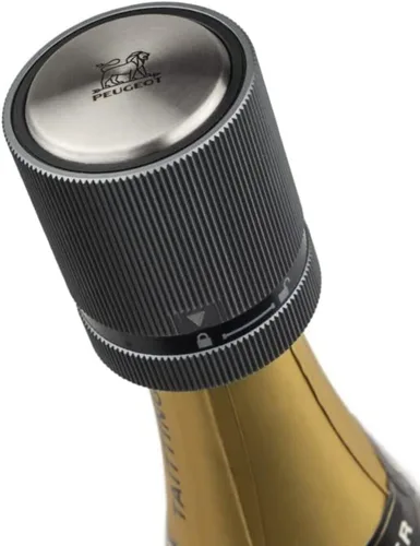Vista 3 de Peugeot Line Tapón de botella para vino espumoso, carbono Carbone