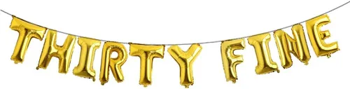 Vista 13 de Cartel de 30 globos finos para fiesta de cumpleaños de 30 años para hombres y mujeres, decoración de fiesta de cumpleaños de 30 años, decoración
