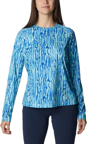 Vista 23 de Columbia womens Super Tidal Tee Long Sleeve Cypress Seamoss