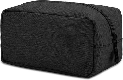Vista 2 de Bolsa de maquillaje E-Tree, estuche mediano de viaje con cremallera para bolso, estuche de cosméticos con cepillo para el cuidado de la piel