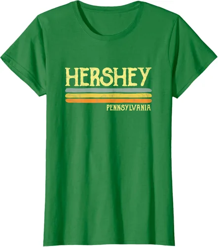Vista 38 de Camiseta vintage de regalo de recuerdo de Hershey Pennsylvania PA, Negro, S