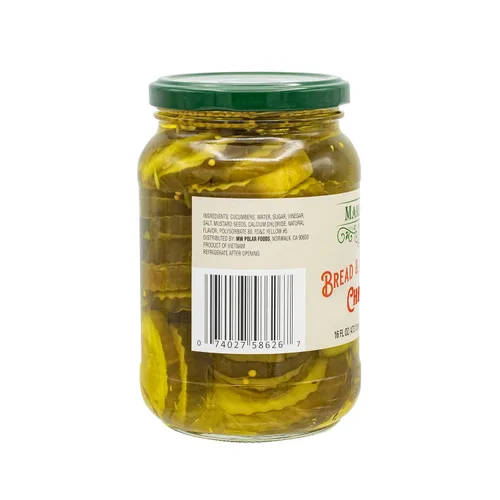 Vista 5 de Mama Fresca Pan and Butter Dill Chips - Tarro de 16 onzas líquidas (paquete de 6)