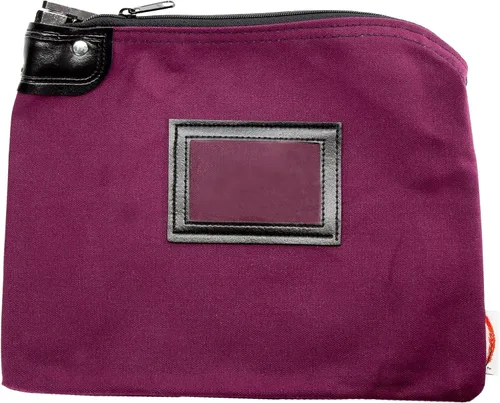 Vista 8 de Bolsa de banco con bloqueo de lona con llave de seguridad (negro)