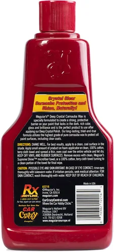 Vista 3 de Meguiar's Cera de carnauba de cristal profundo, 16 onzas