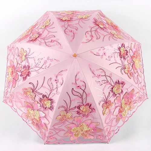 Vista 107 de Honeystore - Parasoles de encaje de flores para fiesta de boda, paraguas nupcial de encaje
