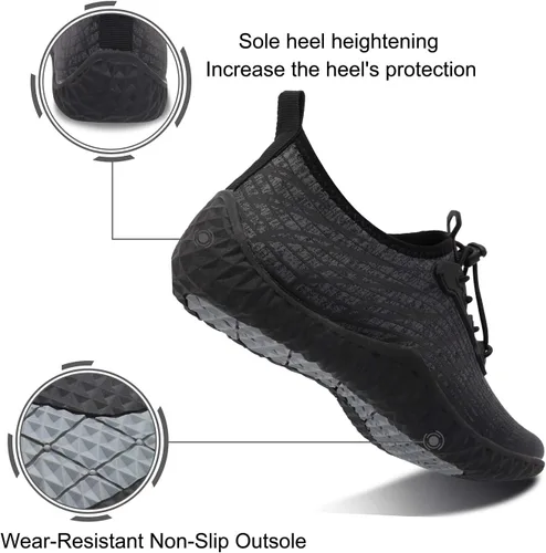 Vista 5 de Spesoul Zapatos deportivos acuáticos para hombre y mujer, secado rápido, para exteriores, para playa, natación, piscina, surf, buceo, yoga