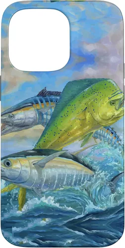 Vista 21 de Lindo Mahi Mahi Pesca Pescado Atún Caso para iPhone 17