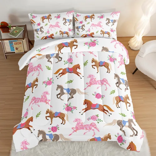 Vista 17 de Juego de edredón de mariposa HOSIMA con 2 fundas de almohada, edredón de galaxia con cielo estrellado lunar, decoración de habitación de mariposas
