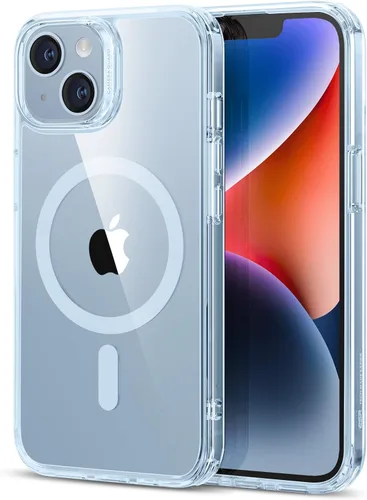 Vista 45 de ESR Funda para iPhone 14 Pro, compatible con MagSafe, protección de grado militar a prueba de golpes, resistente al amarillamiento, funda magnética