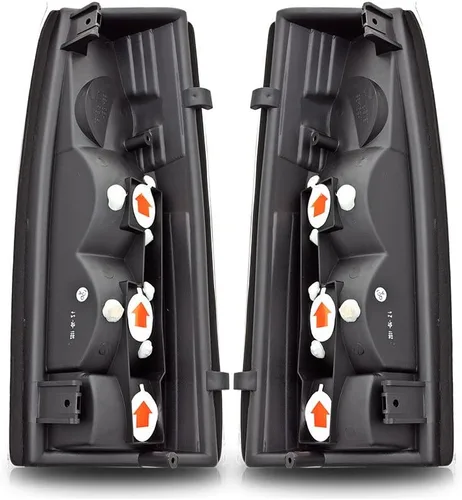 Vista 2 de Winjet Conjunto de luces traseras para Chevy GMC C/K 1500/2500/3500 1988 Negro/Ahumado
