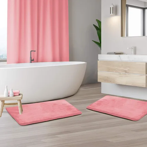 Vista 21 de Clara Clark Alfombra de Baño 24" x 17" - Alfombras de Baño, Tapete de Baño de Espuma Viscoelástica, Afelpado, Acogedor, Ultra Suave, Antideslizante