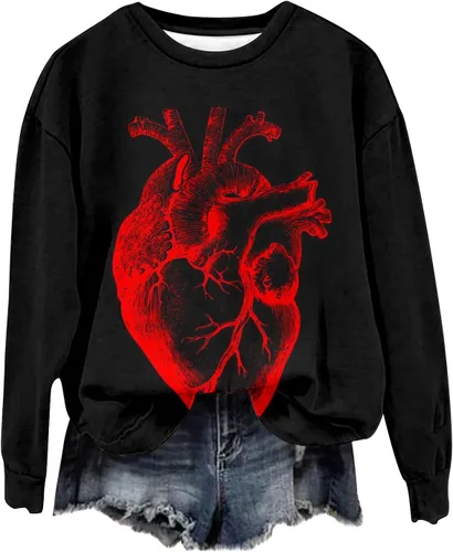 Vista 4 de Sudadera mangas caídas Halloween para mujer, sudaderas gráficas terror, Halloween, Graffiti, jersey Y2K, sudaderas Top