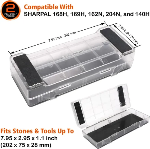 Vista 2 de SHARPAL 160H 2PCS 2-en-1 Soporte para piedra de afilar y piedra de afilar