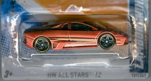 Vista 2 de Hot Wheels 2012-121 Lamborghini Reventon BRONZE HW All Stars '12 Escala 1:64