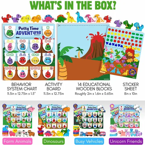 Vista 6 de LIL ADVENTS Potty Time Adventures, Sistema de entrenamiento para ir al baño