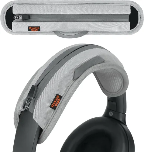 Vista 8 de Funda universal de repuesto para diadema de auriculares, funda de cojín para diadema compatible con Sony, Bose, Beats, JBL Protector de banda